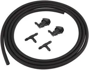 Car Front Windshield Washer Nozzles Kit 68081370AB for Jeep Cherokee 2011-2016