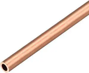 Copper Round Tube Pipe 8mm Outside Diameter X 5mm Inside Diameter 500mm Long