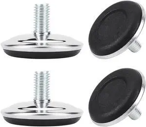 M10 x 17 x 50mm Leveling Feet Adjustable Floor Protector for Furniture Leg 4pcs