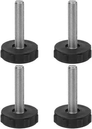 M10 x 50 x 40mm Leveling Feet Adjustable Leveler for Table Machine Leg 4pcs