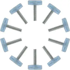 M6 x 28 x 24mm Leveling Feet Adjustable Leveler for Table Machine Leg 10pcs