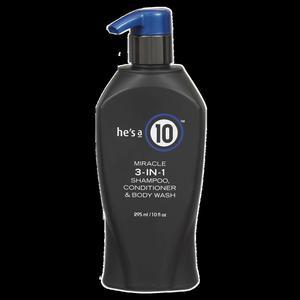 It's A 10 He's A 10 Miracle 3-in-1 Shampoo, Conditioner and Body Wash 10oz