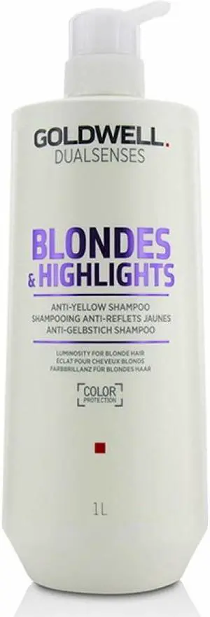 Goldwell Dualsenses Blonde & Highlights Anti-Yellow Shampoo 33.8oz/ 1000ml