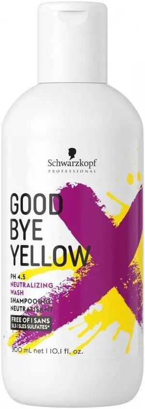 Schwarzkopf Goodbye Yellow Neutralizing Wash Shampoo 10.1oz