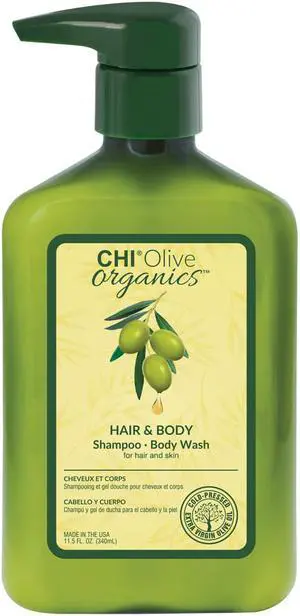 CHI Olive Organics Hair & Body Shampoo Body Wash 11.5oz