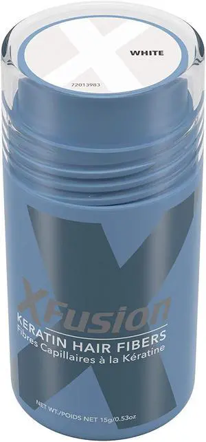 XFusion Keratin Hair Fibers - White 15 Grams