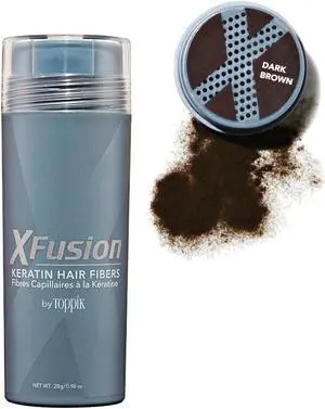 XFusion Keratin Hair Fibers - Dark Brown 25 Grams