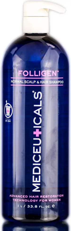 Mediceuticals Folligen Normal Scalp & Hair Shampoo for Women Liter