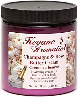 Keyano Aromatics Champagne & Rose Butter Cream 8 oz.