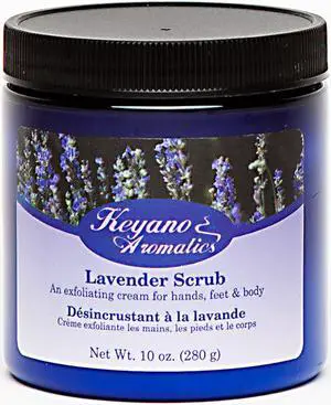 Keyano Aromatics Lavender Exfoliating Body Scrub 10 oz.