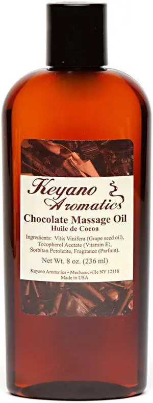 Keyano Aromatics Chocolate Massage Oil 8 oz.
