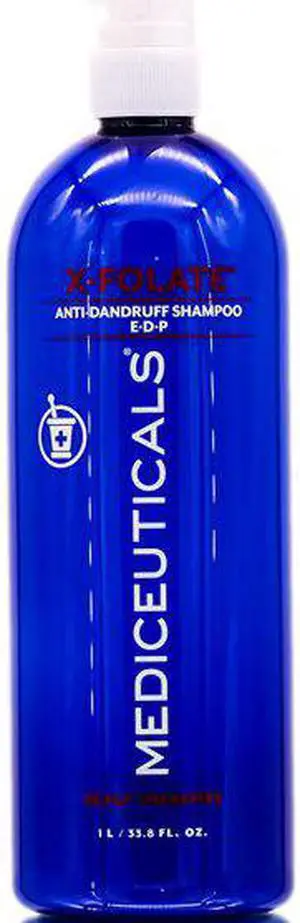 Mediceuticals X-Folate Anti-Dandruff Shampoo E-D-P  Liter