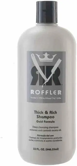 Roffler Thick & Rich Shampoo - Gold Formula - 33.8oz