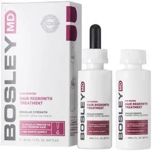 BosleyMD Women's Hair Re-growth Treatment 2% Dropper