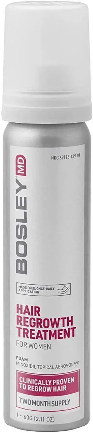 BosleyMD Women's Hair Regrowth Foam 2.11oz