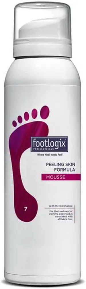 Footlogix Foot Care Mousse #7 Peeling Skin Formula 4.2 oz