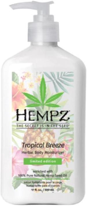 Hempz Tropical Breeze Herbal Body Moisturizer 17oz
