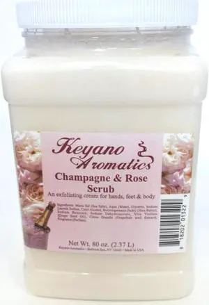 Keyano Aromatics Champagne & Rose Body Scrub 80oz