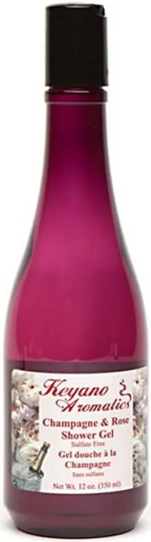 Keyano Aromatics Champagne & Rose Shower Gel 12 oz.