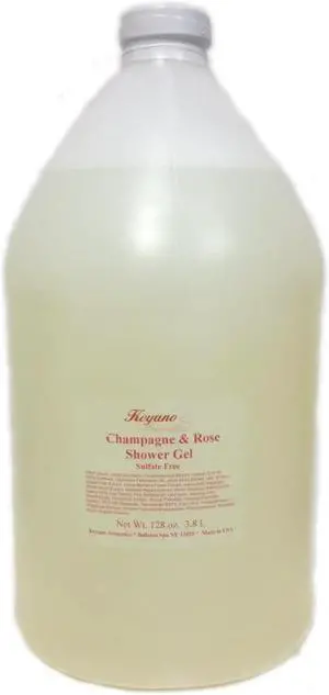 Keyano Aromatics Champagne & Rose Shower Gel Gallon
