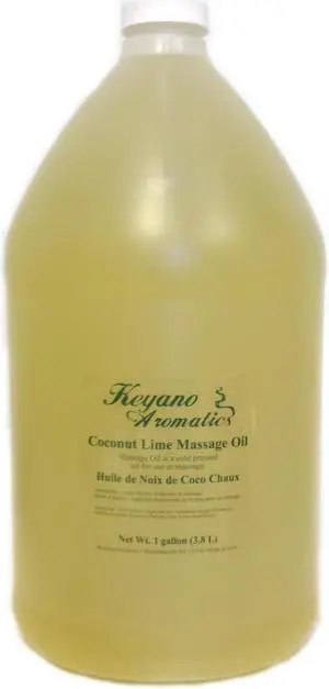 Keyano Aromatics Coconut Lime Massage Oil Gallon