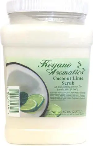 Keyano Aromatics Coconut Lime Body Scrub 80oz.