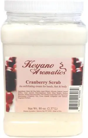 Keyano Aromatics Cranberry Exfoliating Body Scrub 80oz