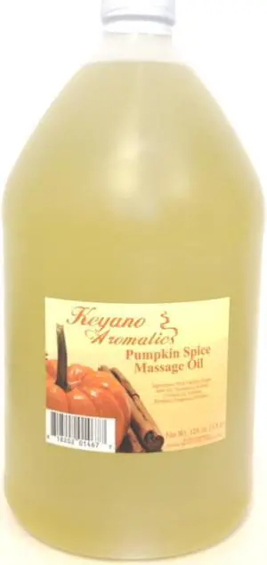 Keyano Aromatics Pumpkin Spice Massage Oil Gallon