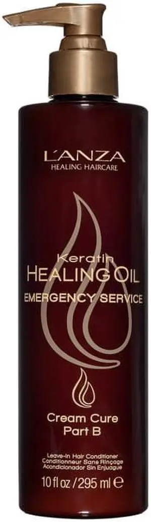 Lanza Keratin Healing Oil Emergency Service Cream Cure - Part B -10 oz.