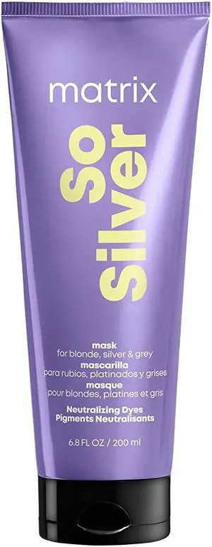 Matrix Total Results So Silver Triple Power Toning Mask for Blonde and Silver Hair 6.8oz