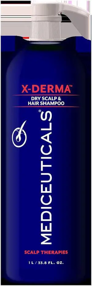 Mediceuticals X-Derma Dry Scalp Hair Treatment Shampoo Liter