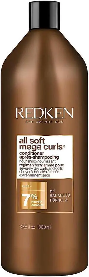 Redken All Soft Mega Curls Conditioner for Curly and Coily Hair 33.8oz