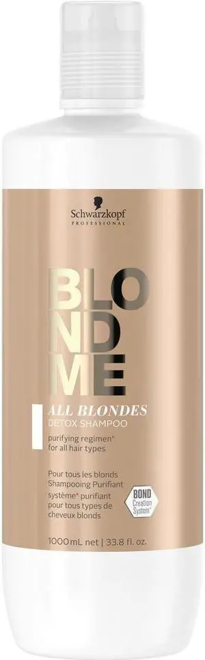 Schwarzkopf BlondMe Detox Shampoo For All Blondes 33.8oz