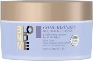 Schwarzkopf Blondme Neutralizing Mask For Cool Blondes 6.7oz