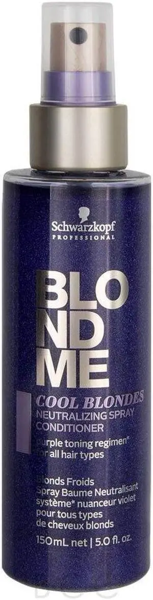 Schwarzkopf BlondMe Neutralizing Spray Conditioner for Cool Blondes 5oz