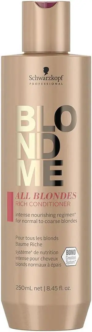 Schwarzkopf BlondMe Rich Conditioner For Normal to Coarse Blondes 8.45oz