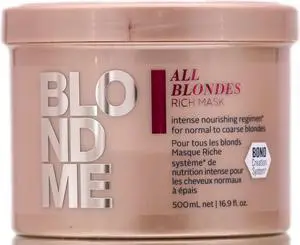Schwarzkopf Blondme Rich Mask For Normal to Coarse Blondes 16.9oz