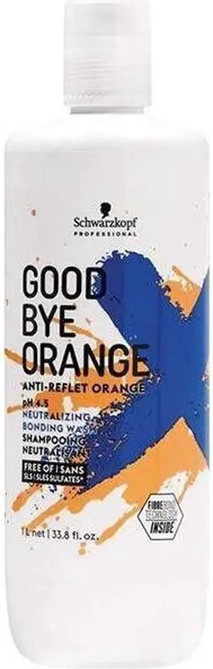 Schwarzkopf Goodbye Orange Neutralizing Wash Shampoo 33.8oz