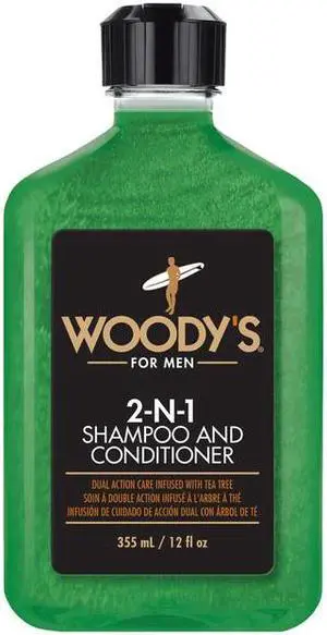 Woody's 2-In-1 Thickening Shampoo & Conditioner 12oz