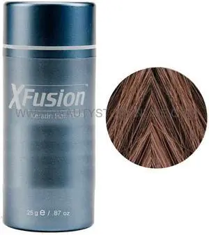 XFusion Keratin Hair Fibers - Medium Brown 25 Grams