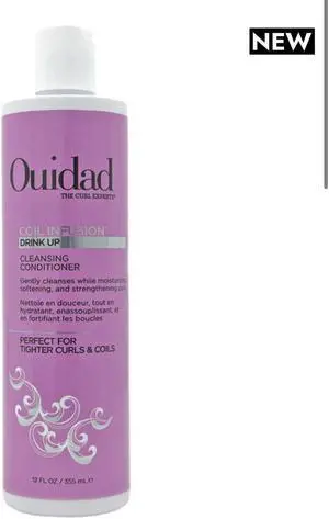 Ouidad Coil Infusion Drink Up Cleansing Conditioner Co-Wash 12oz