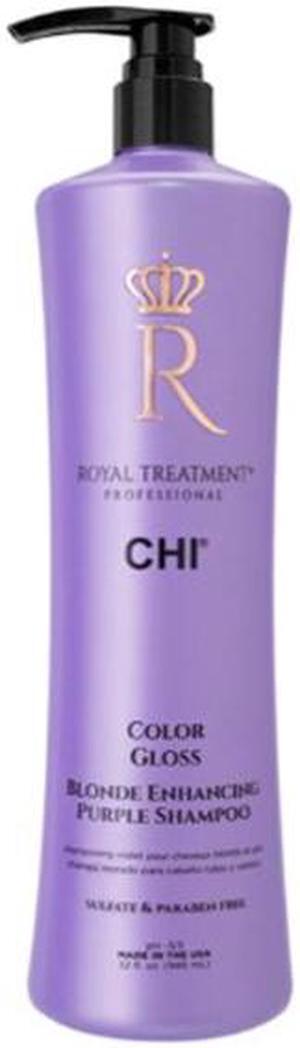 CHI Royal Treatment Color Gloss Blonde Enhancing Purple Shampoo 32oz