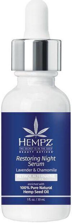 Hempz Lavender & Chamomile Restoring Night Serum 1oz