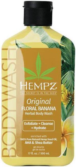 Hempz Original Floral Banana Herbal Body Wash 17oz
