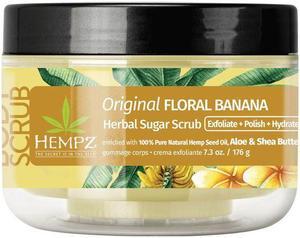 Hempz Original Floral Banana Herbal Sugar Scrub 7.3oz