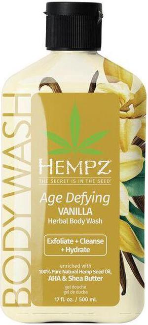 Hempz Age Defying Vanilla Herbal Body Wash 17oz