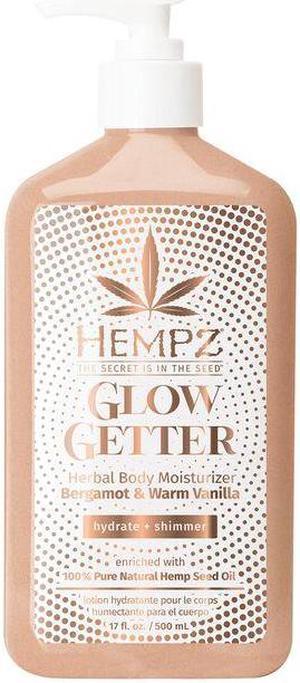 Hempz Glow Getter Herbal Body Moisturizer 17oz