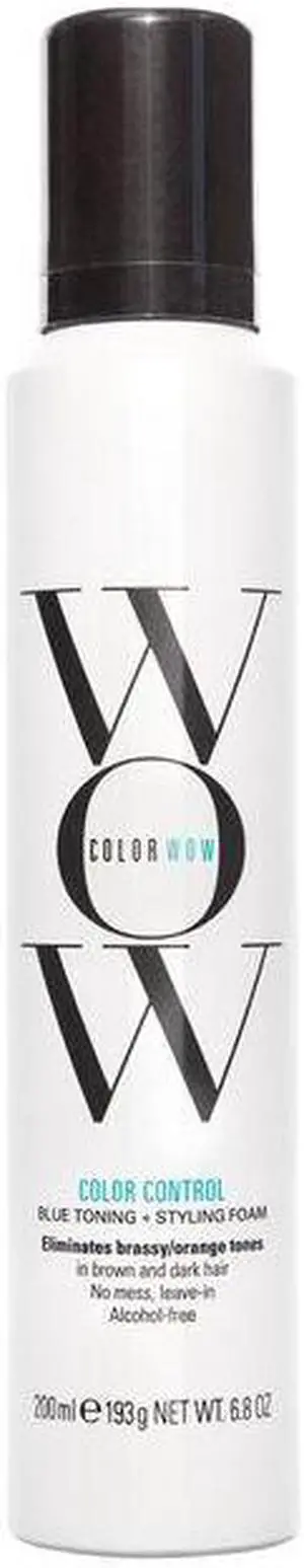 Color WOW Color Control Blue Toning + Styling Foam for Dark Hair 6.8oz
