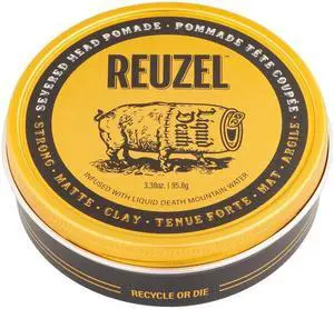 Reuzel Liquid Death Severed Head Strong Matte Clay Pomade 3.38oz