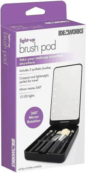 ideaworks jb8380 light makeup brush case.